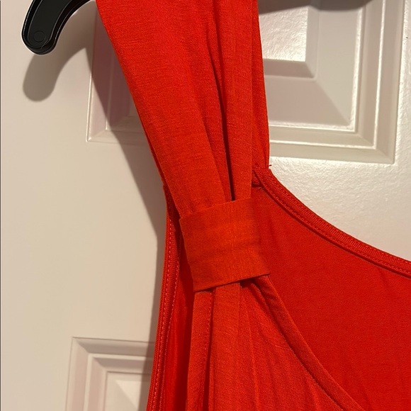 Apt 9 Chic Orange Sleeveless Slip Dress, Size M, Flowing, Never Worn - Picture 3 of 4